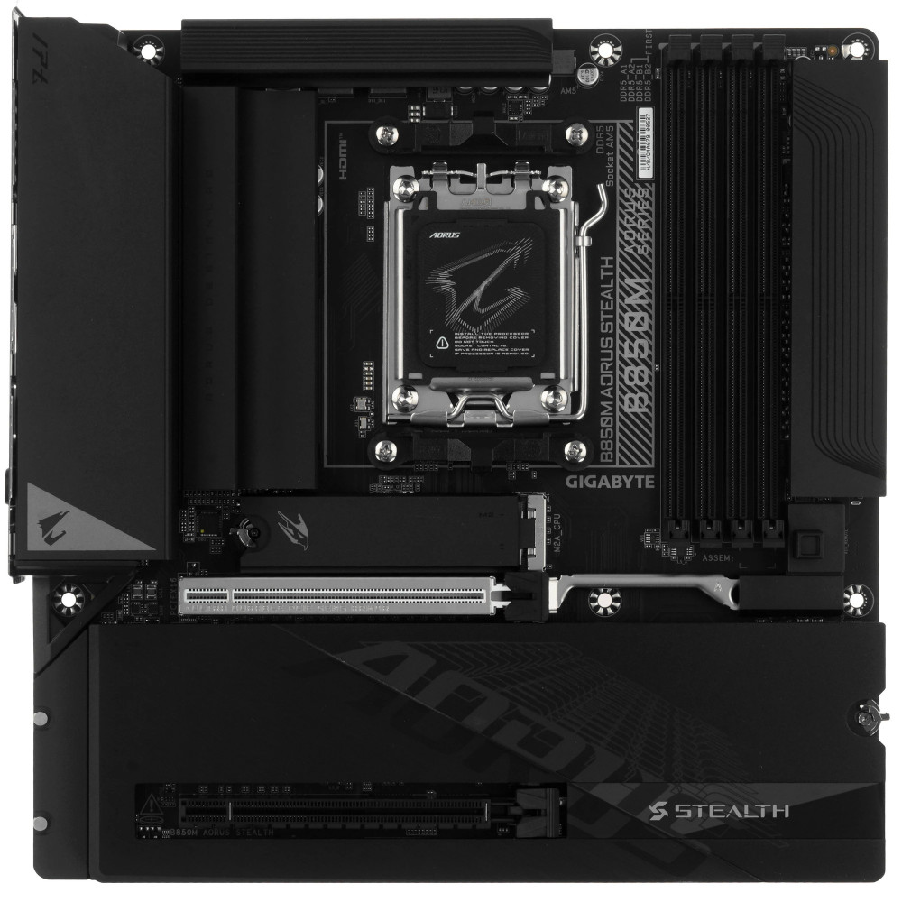 Материнская плата AORUS B850M AORUS STEALTH Micro-ATX, AMD AM5 — фото товара