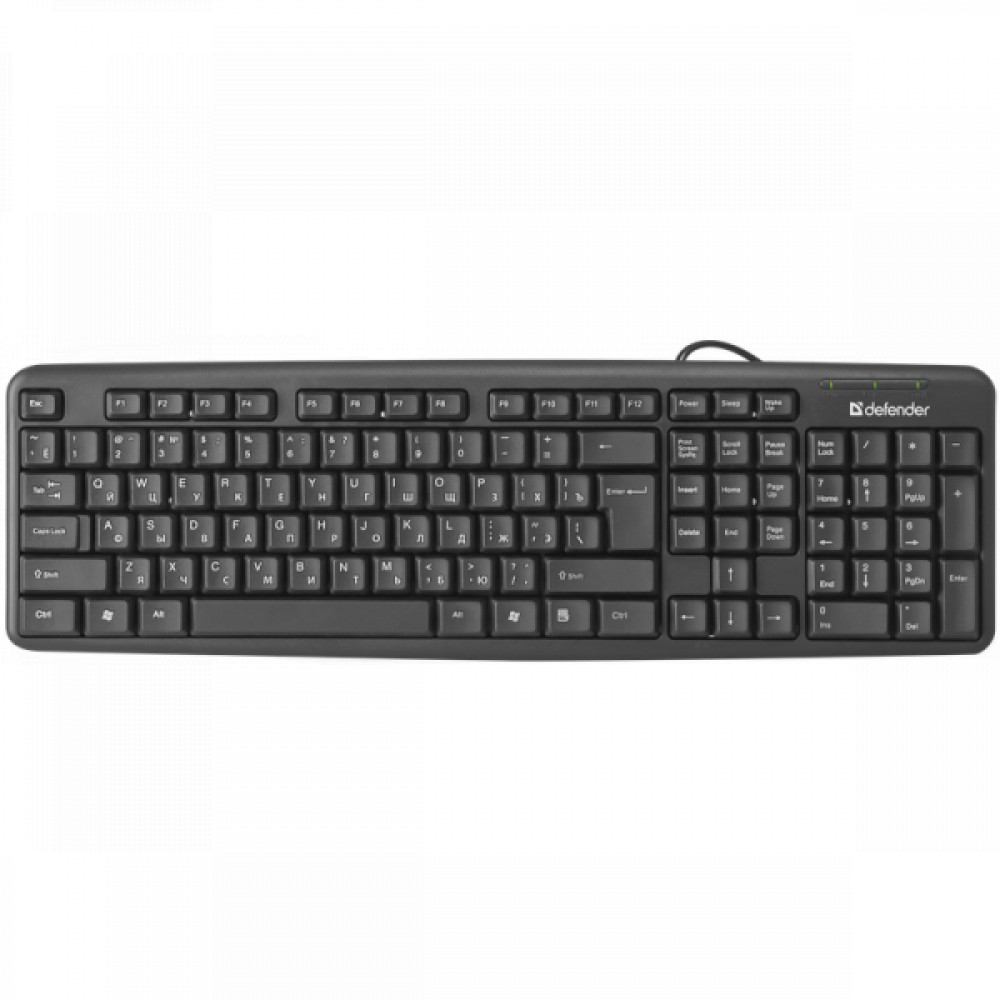 Клавиатура Defender Element HB-520 Проводная, USB - миниатюра 2