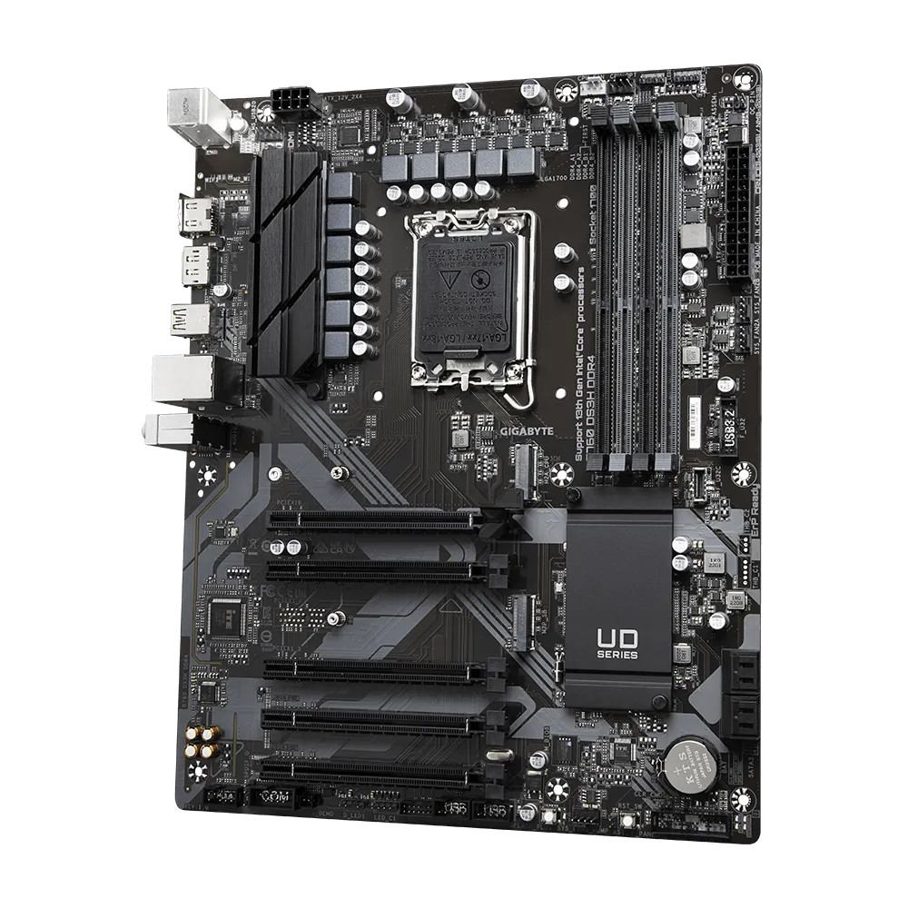 Материнская плата Gigabyte B760 DS3H DDR4 ATX, LGA 1700 - миниатюра 3