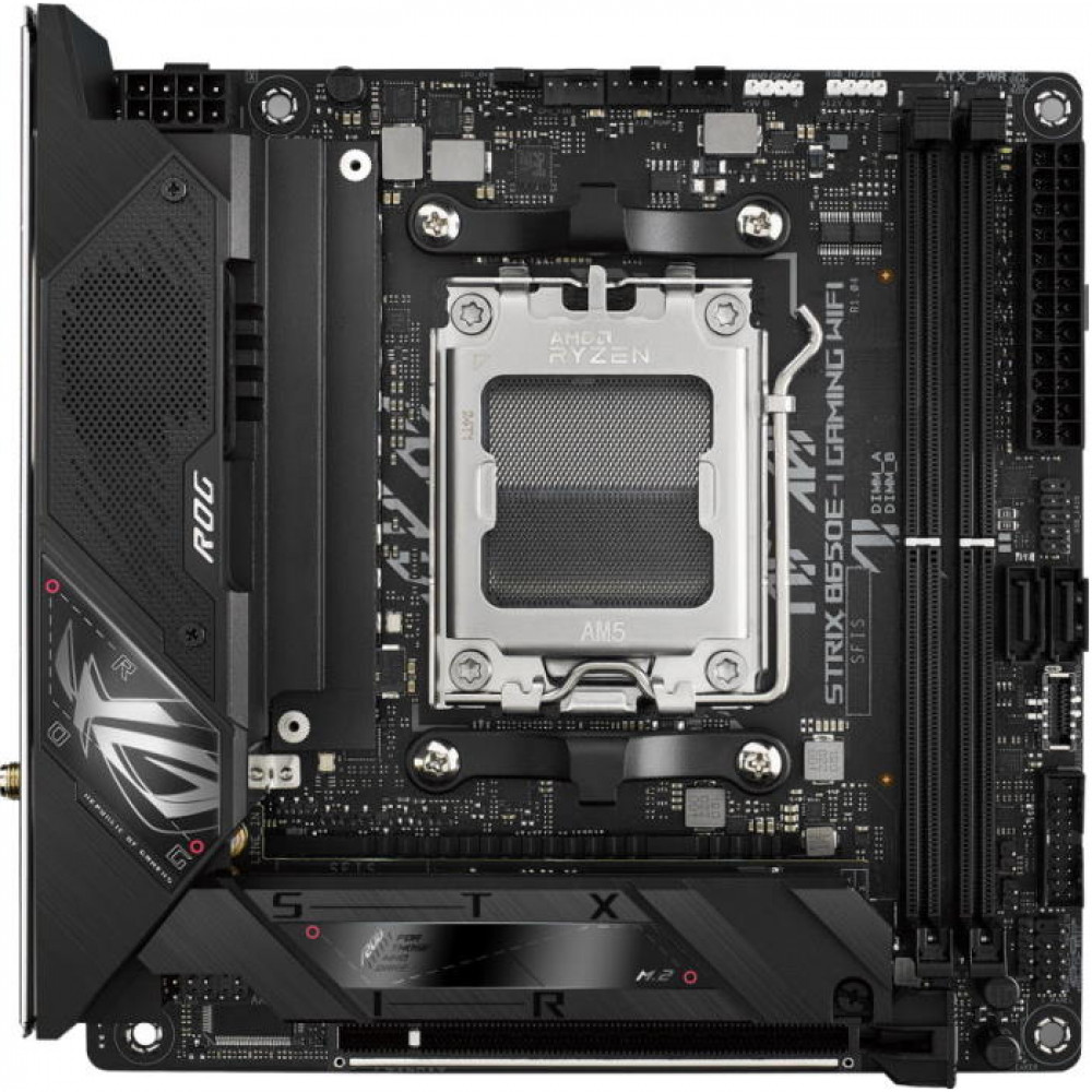 Материнская плата Asus ROG STRIX B650E-I GAMING WIFI 90MB1BI0-M0EAY0 Mini-ATX, AMD AM5 - миниатюра 2