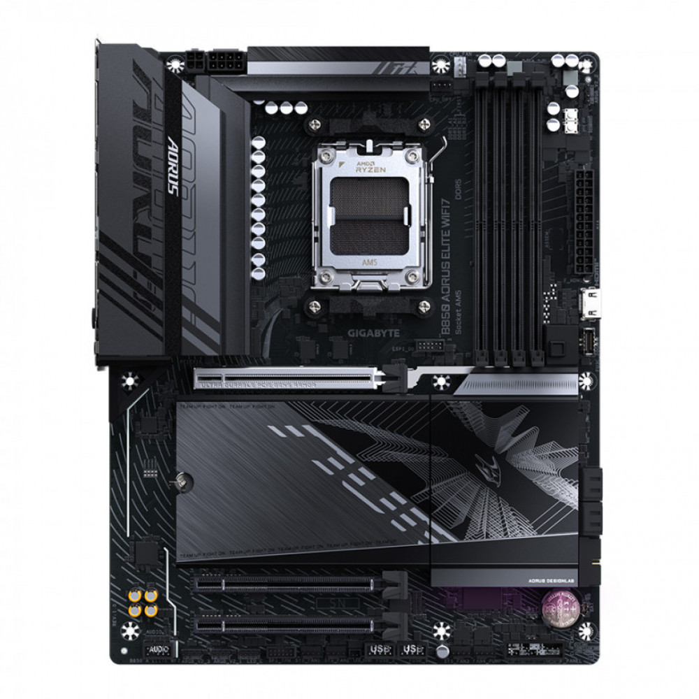 Материнская плата Gigabyte B850 AORUS ELITE WF7 B850 Aorus Elite WiFi7 rev. 1.1 ATX, AMD AM5 - миниатюра 2