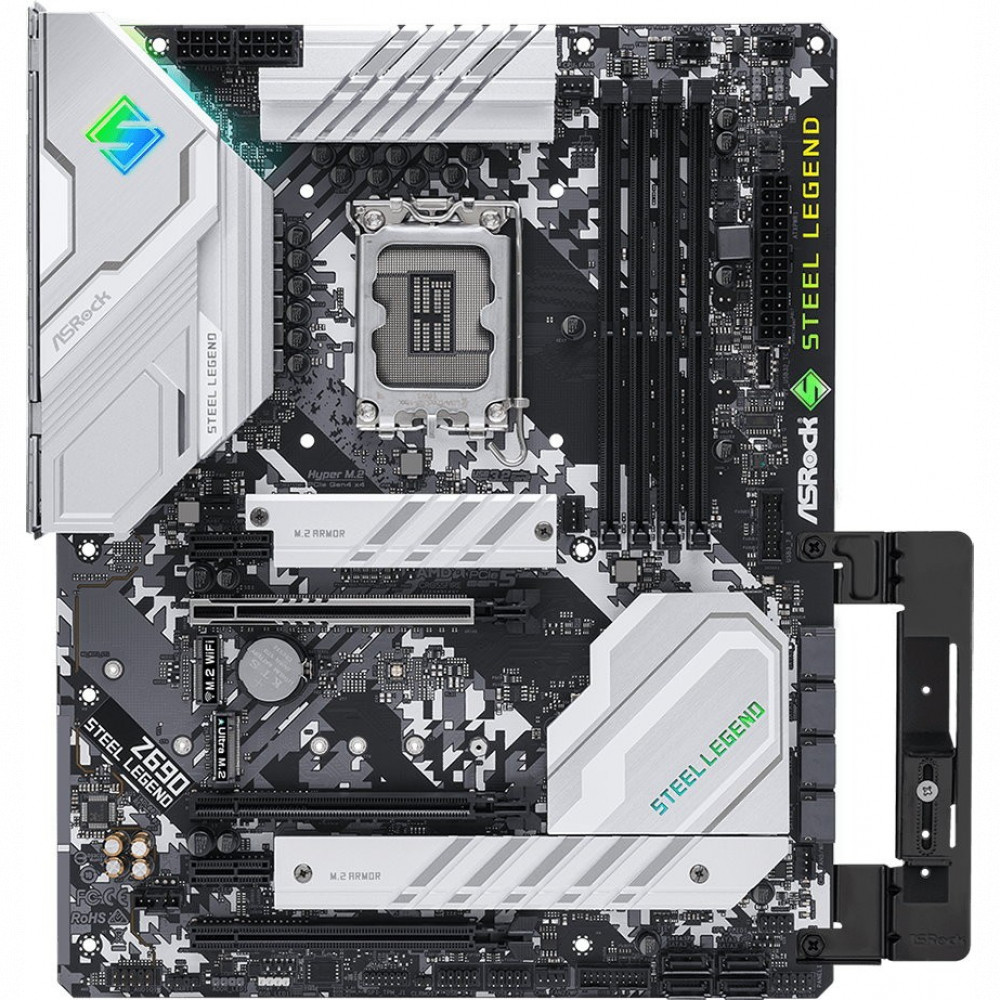 Материнская плата ASRock Z690 STEEL LEGEND/D5 ATX, LGA 1700 - миниатюра 3
