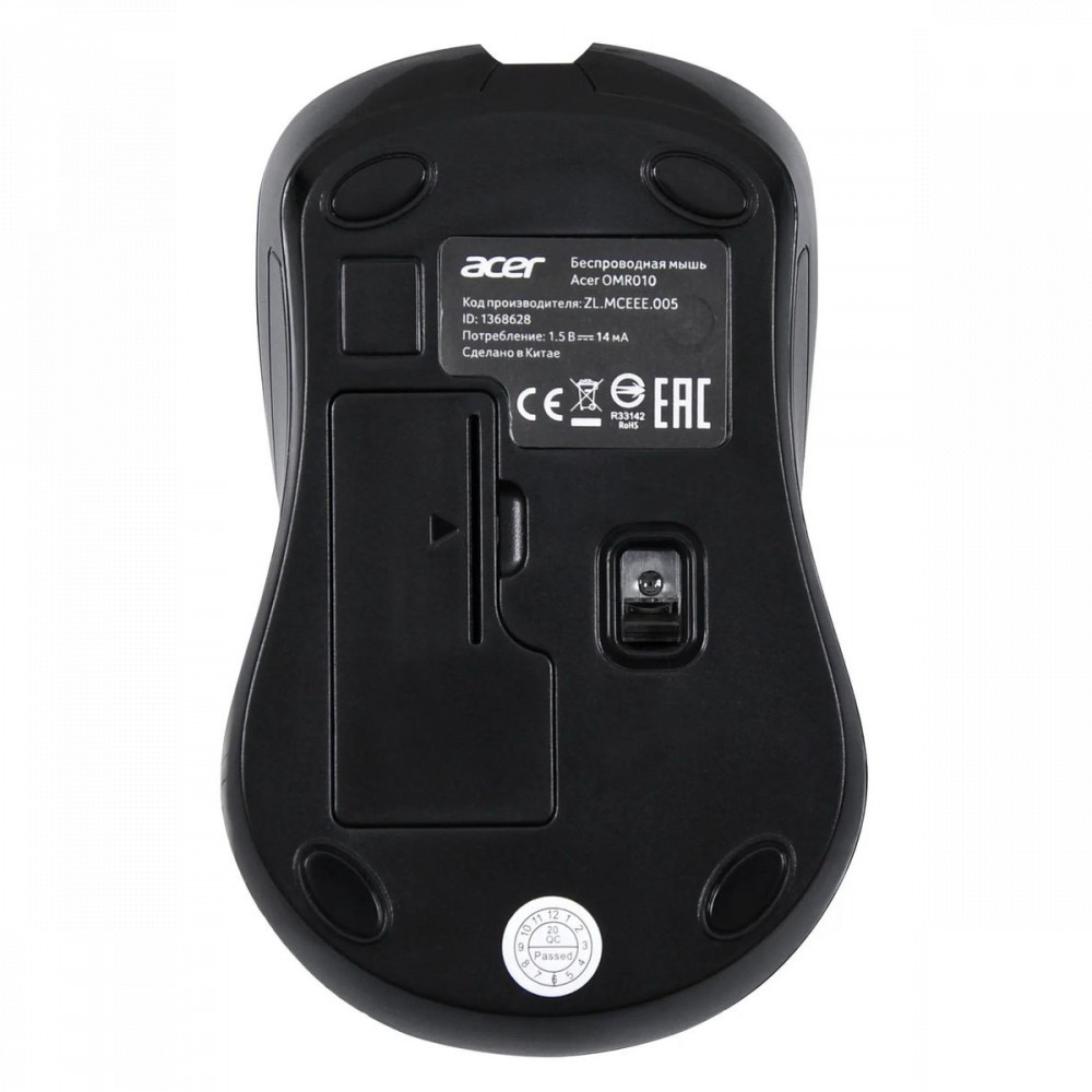 Мышь Acer OMR010 ZL.MCEEE.005 Бюджетные, Беспроводная - миниатюра 2