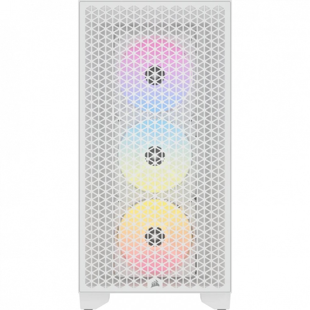 Корпус Corsair 3000D RGB Airflow White CC-9011256-WW Mid-Tower - миниатюра 2