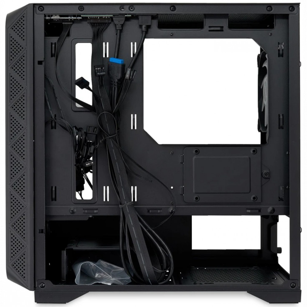 Корпус HSPD M321-TGBK-ARGB Mini-Tower - миниатюра 5