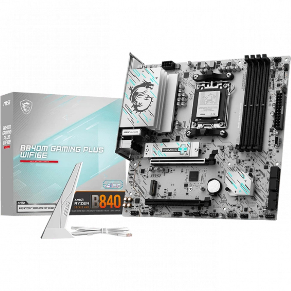 Материнская плата MSI B840M GAMING PLUS WIFI6E Micro-ATX, AMD AM5 - миниатюра 2