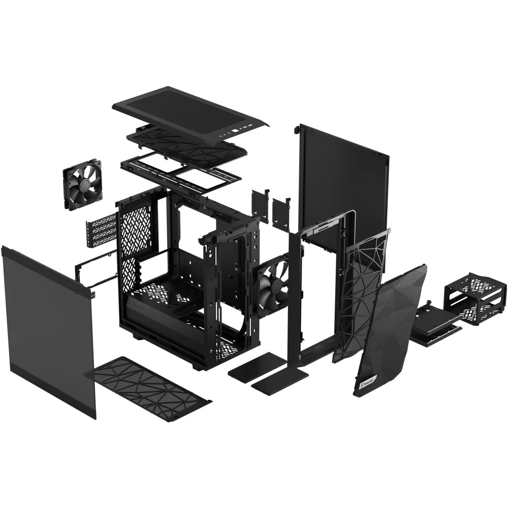 Корпус FRACTAL DESIGN Meshify 2 Mini Black TG Dark Tint FD-C-MES2M-01 Mid-Tower - миниатюра 5