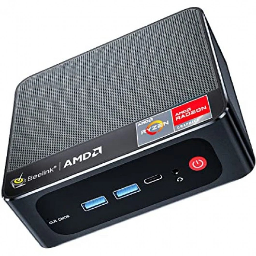 Персональный компьютер Beelink SER5 Black BL/SER5/5500U/16G/500G/2,5G* 1/Black Ryzen 5, 5500U, 2.1, 16 Гб, DDR4-3200 - миниатюра 2