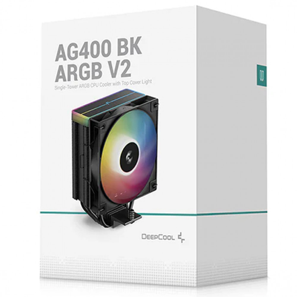 Система охлаждения Deepcool AG400 BK ARGB V2 R-AG400-BKAMMN-GJD Для процессора - миниатюра 3