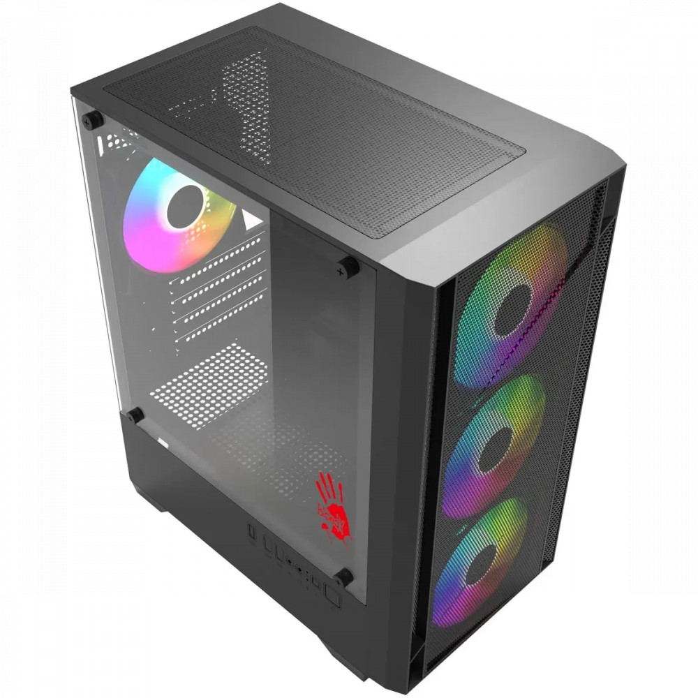 Корпус Bloody CC-124 Black CC-124-BK Mini-Tower - миниатюра 3