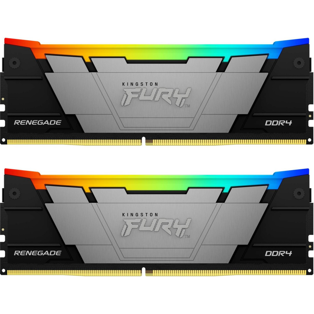 ОЗУ Kingston FURY Renegade RGB KF432C16RB2AK2/16 DIMM, DDR4, 16 Гб (2 х 8 Гб), 3200 МГц — фото товара