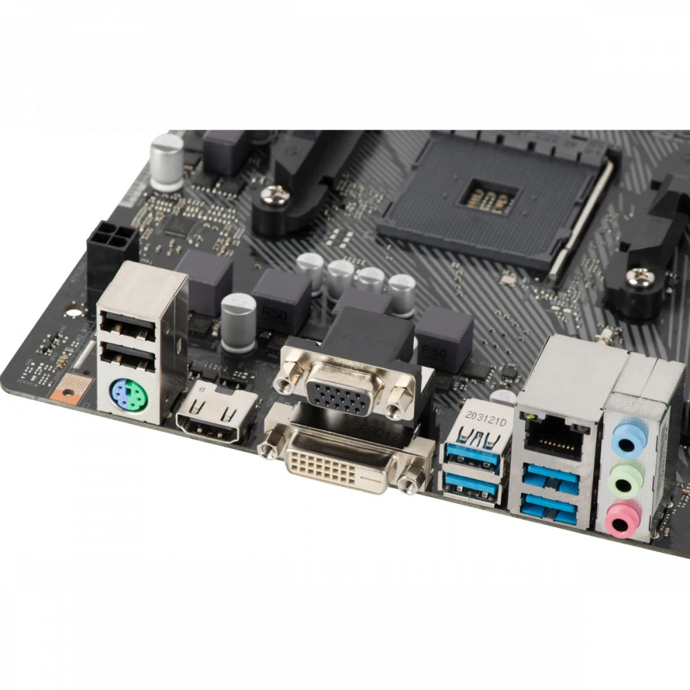 Материнская плата ASRock A520M-HDV A520M-HDV DDR4 Mini-ATX, AMD AM4 - миниатюра 4
