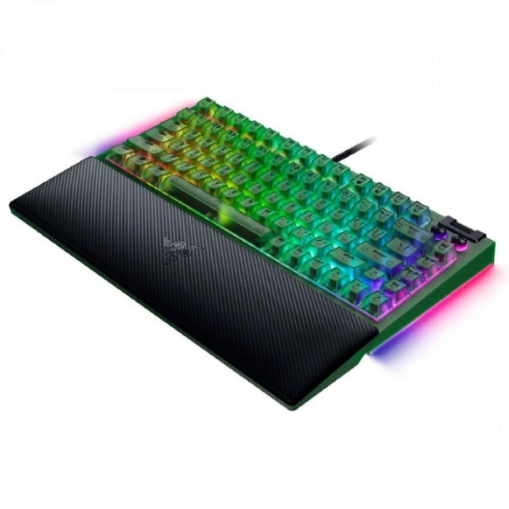 Клавиатура Razer BlackWidow V4 75% (Orange Switch) Phantom Green Edition RZ03-05003300-R3M1 Проводная, USB - миниатюра 4
