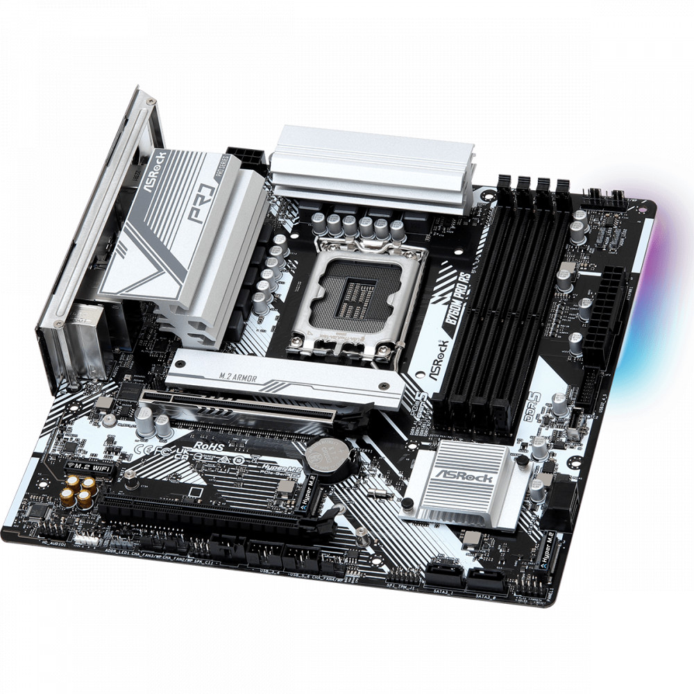 Материнская плата ASRock B760M PRO RS Micro-ATX, LGA 1700 - миниатюра 3