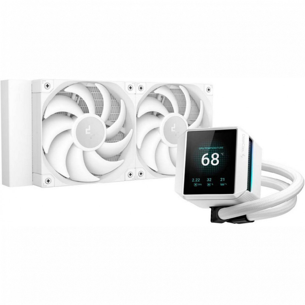Система охлаждения Deepcool MYSTIQUE 240 WH R-LX240-WHDSNMP-G-1 Для процессора — фото товара