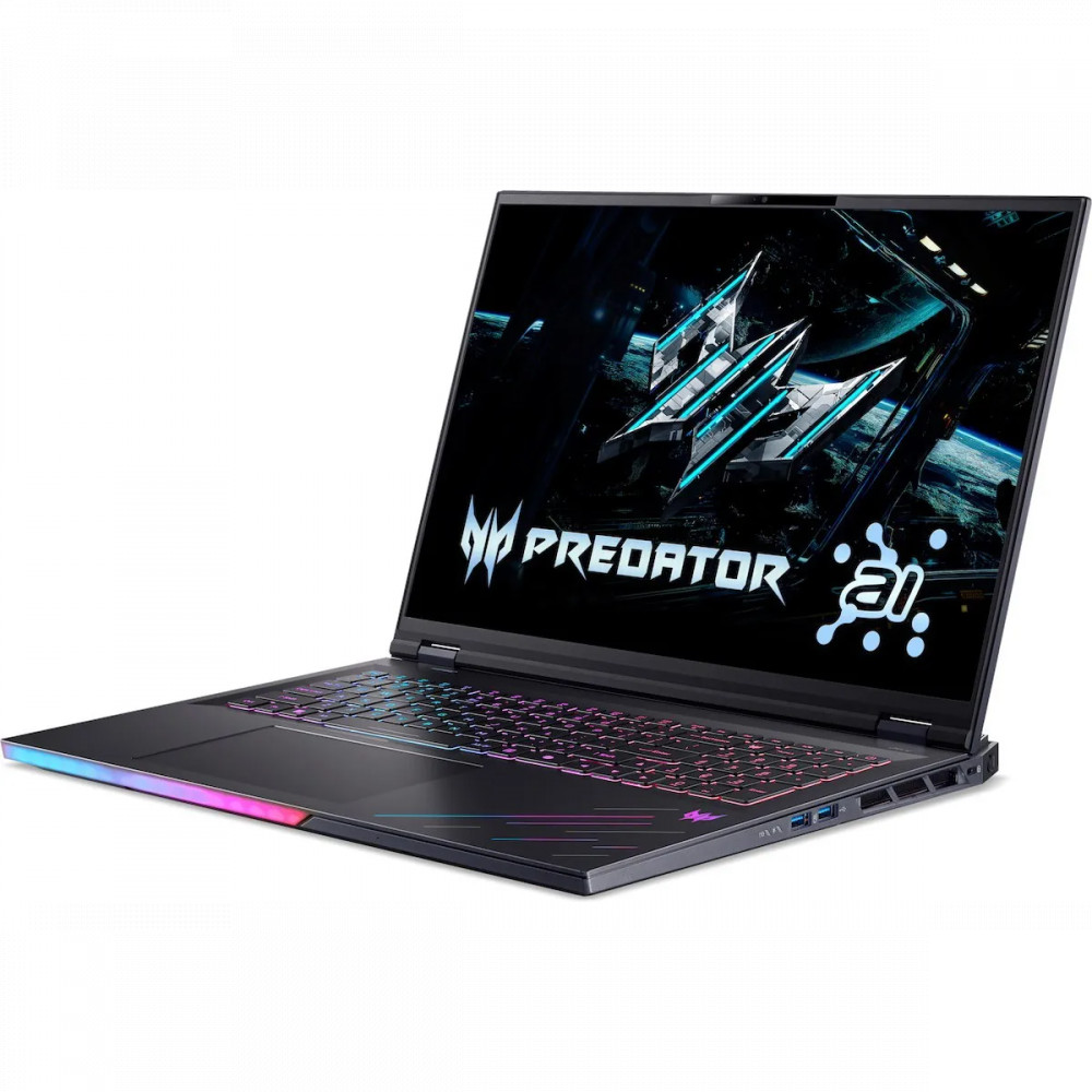 Ноутбук Acer Predator Helios 18 AI PH18-73-92VM NH.QVZER.005 18 ", 4K Ultra HD 3840x2160 (16:9), Intel, Core Ultra 9, 64 Гб, 1 ТБ, NVIDIA GeForce RTX5080 - миниатюра 3