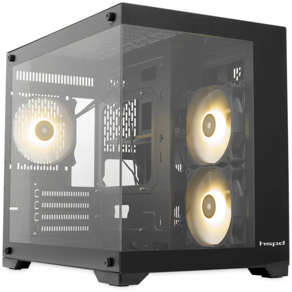 Корпус HSPD F330-TGBK-ARGB Mid-Tower — фото товара