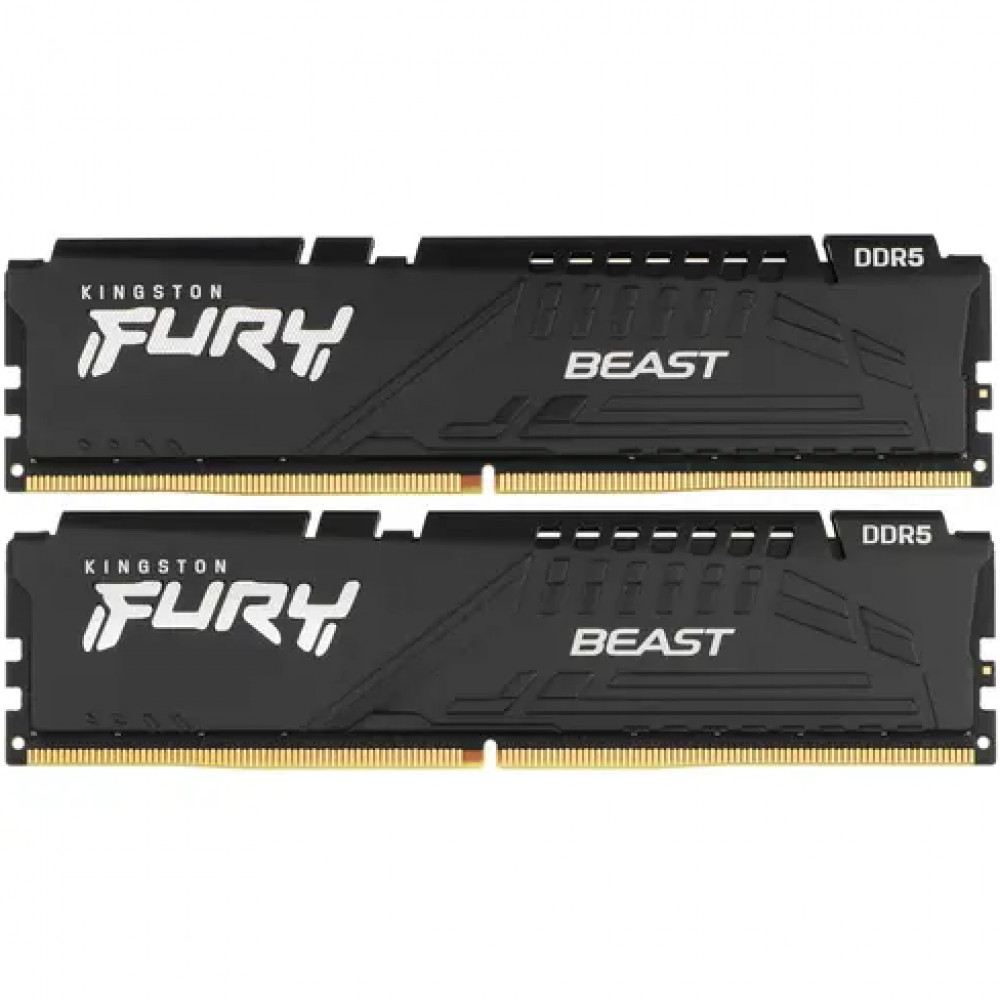 ОЗУ Kingston Fury Beast KF560C36BBEK2-64 DIMM, DDR5, 64 Гб (2 х 32 Гб), 6000 МГц — фото товара