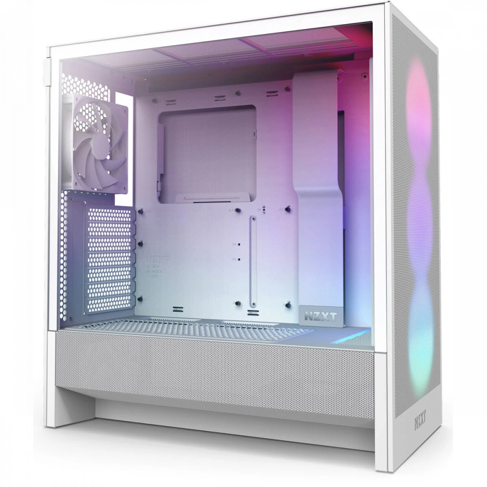 Корпус NZXT H5 Flow RGB White CC-H52FW-R1 Mid-Tower — фото товара
