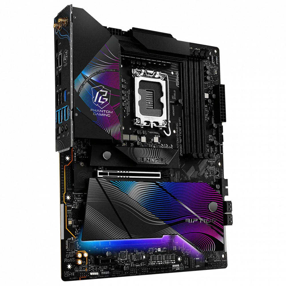 Материнская плата ASRock Z890 RIPTIDE WIFI ATX, LGA 1851 - миниатюра 2