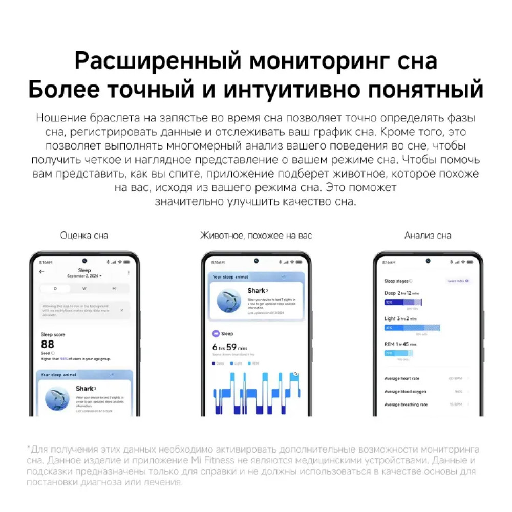 Xiaomi Smart Band 9 Pro BHR8715GL Смарт-часы - миниатюра 4