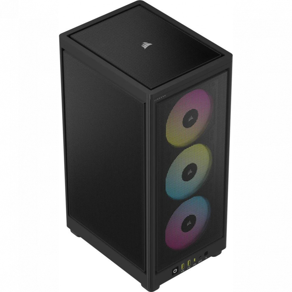Корпус Corsair iCUE 2000D RGB Airflow Black CC-9011246-WW Mini-Tower - миниатюра 2
