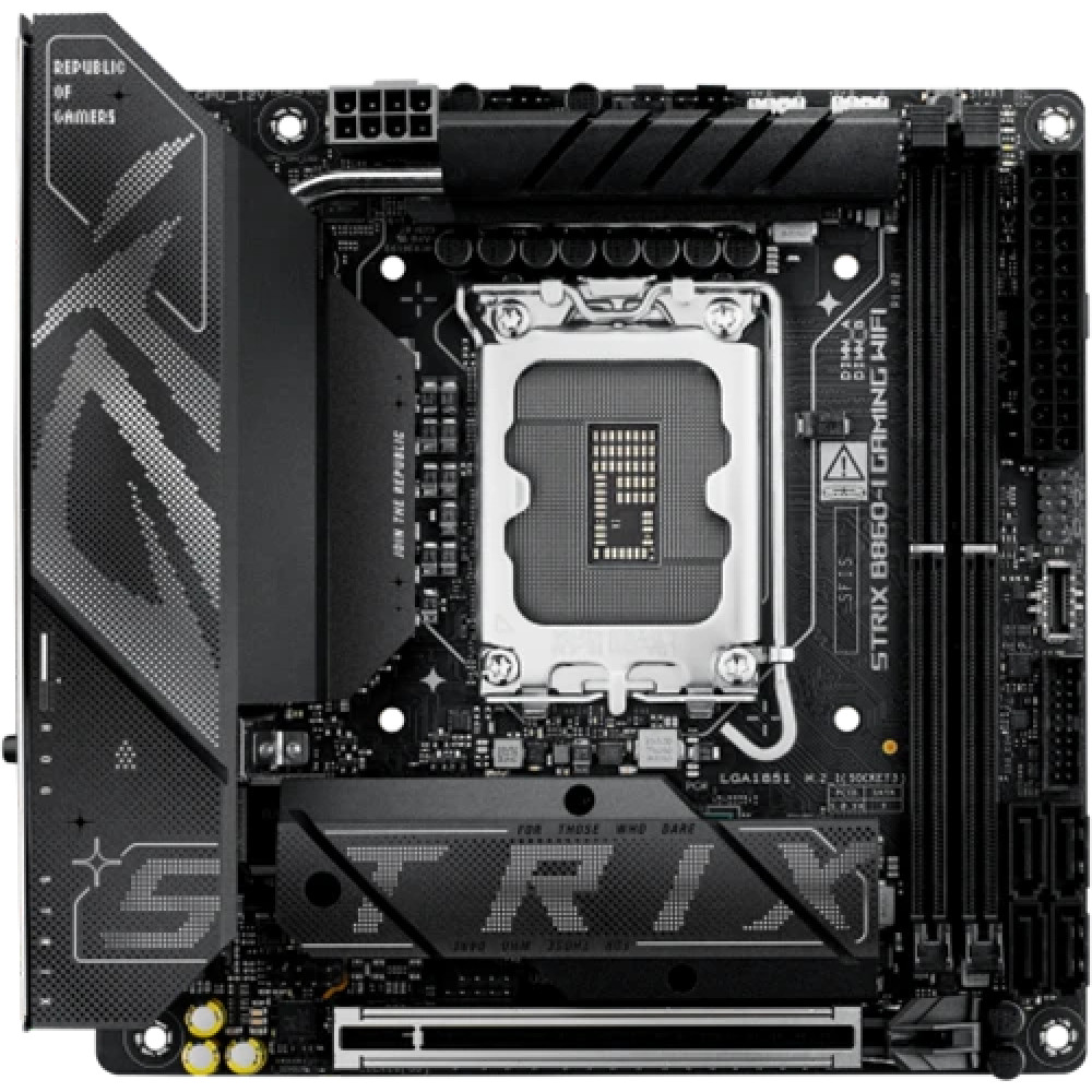 Материнская плата Asus ROG STRIX B860-I GAMING WIFI Mini-ITX, LGA 1851 — фото товара