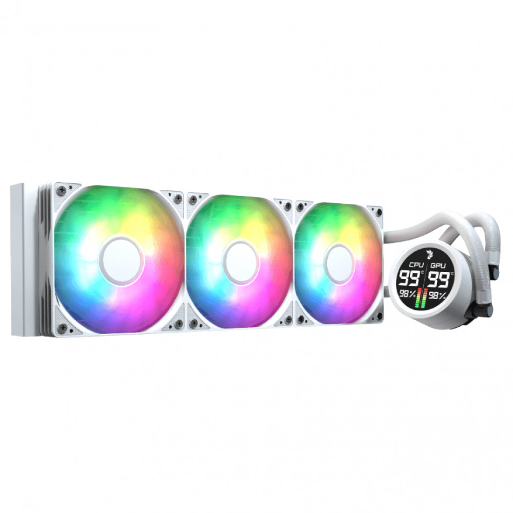 Система охлаждения Aerocool Abyss L360R Digi WH ACLA-AD36117.21 Для процессора — фото товара
