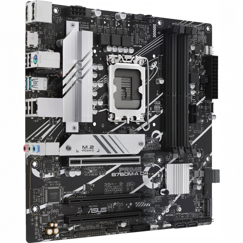 Материнская плата Asus PRIME B760M-A D4-CSM Micro-ATX, LGA 1700 — фото товара