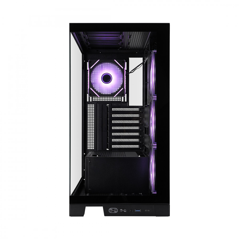 Корпус 1STPLAYER Mi8 Black Mi8-BK-3FC7R-1FC7 Mid-Tower - миниатюра 3