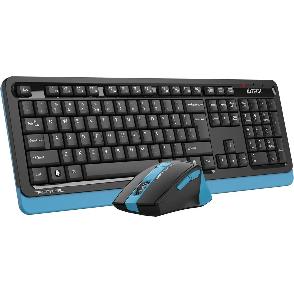 Клавиатура + мышь A4Tech Fstyler FG1035 FG1035 NAVY BLUE - миниатюра 4
