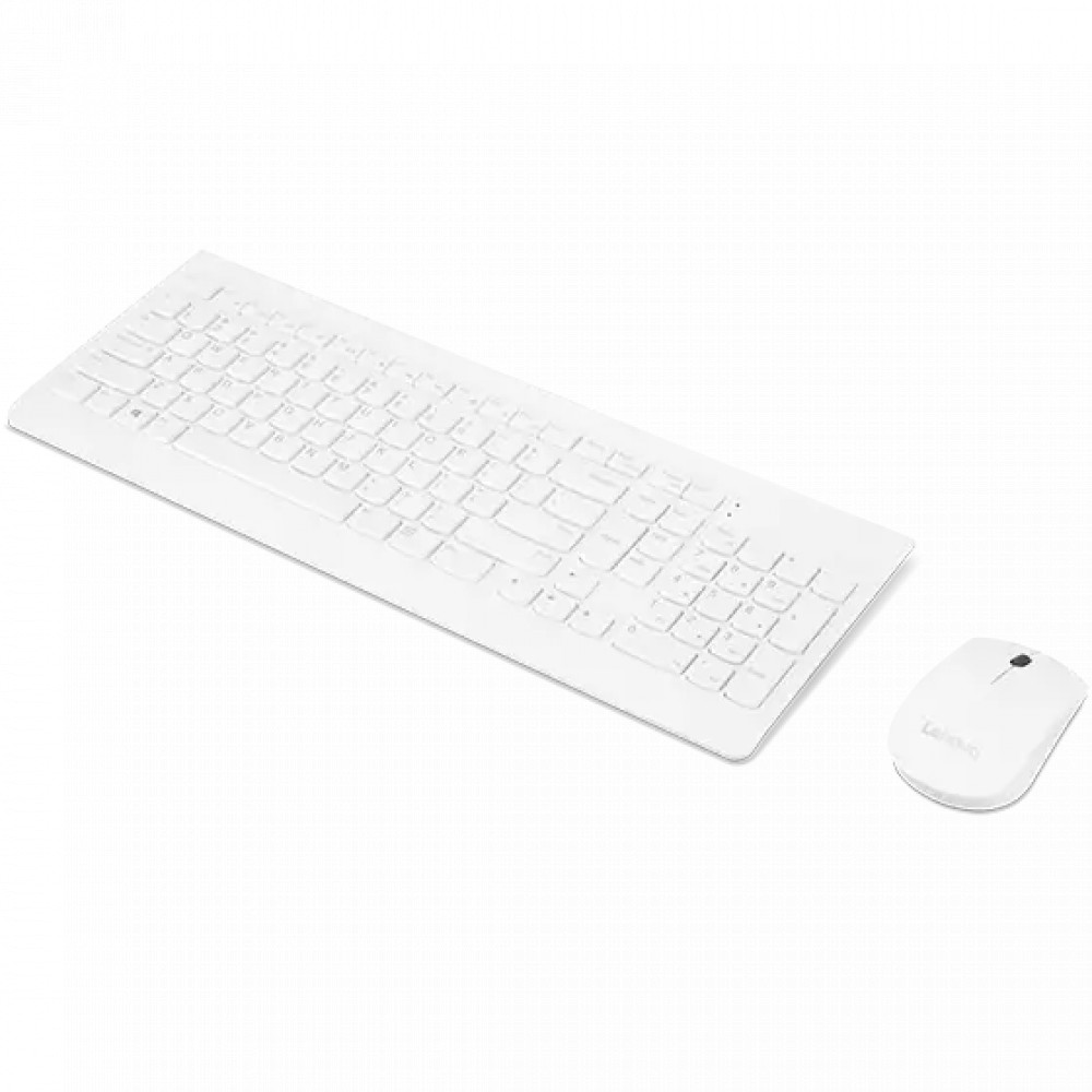 Клавиатура + мышь Lenovo 510 Wireless Combo Keyboard & Mouse White GX31F38001 — фото товара