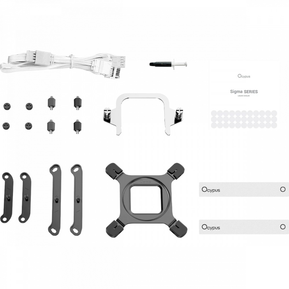 Система охлаждения Ocypus Sigma L24 WH ARGB Sigma-L24-WH2AAWWN00X-GL Для процессора - миниатюра 5