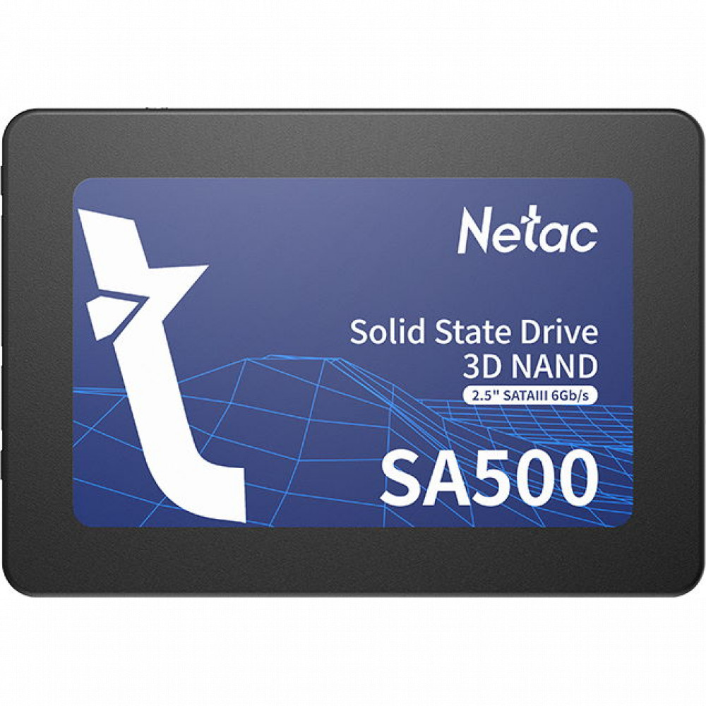 Жесткий диск Netac SA500 NT01SA500-512-S3X SSD (твердотельные), 512 ГБ, 2.5 дюйма, SATA — фото товара