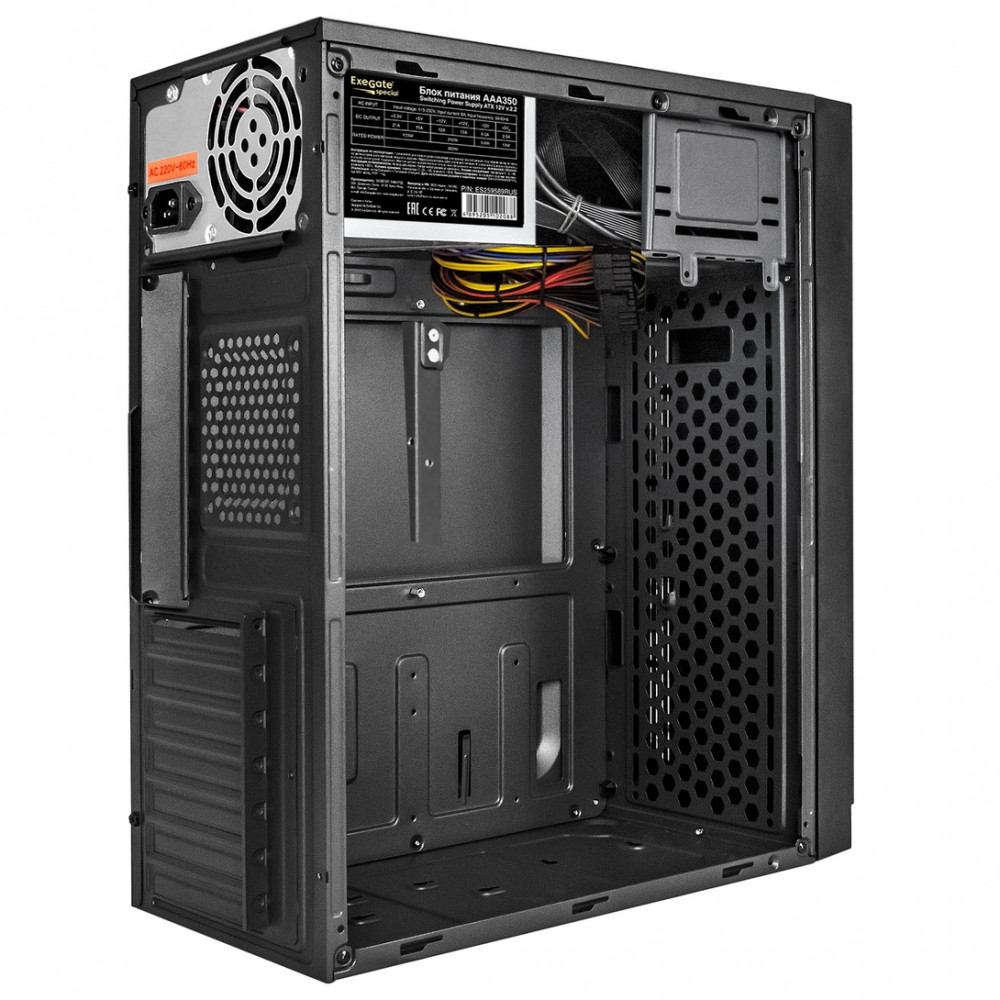 Корпус ExeGate BAA-105U2-01-AAA350 EX291145RUS Mini-Tower - миниатюра 2