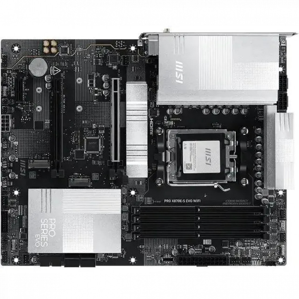 Материнская плата MSI PRO X870E-S EVO WIFI ATX, AMD AM5 — фото товара