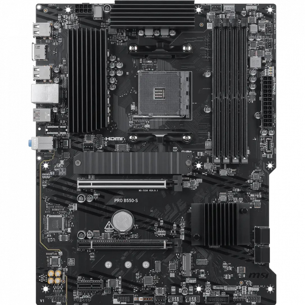 Материнская плата MSI PRO B550-S ATX, AMD AM4 — фото товара