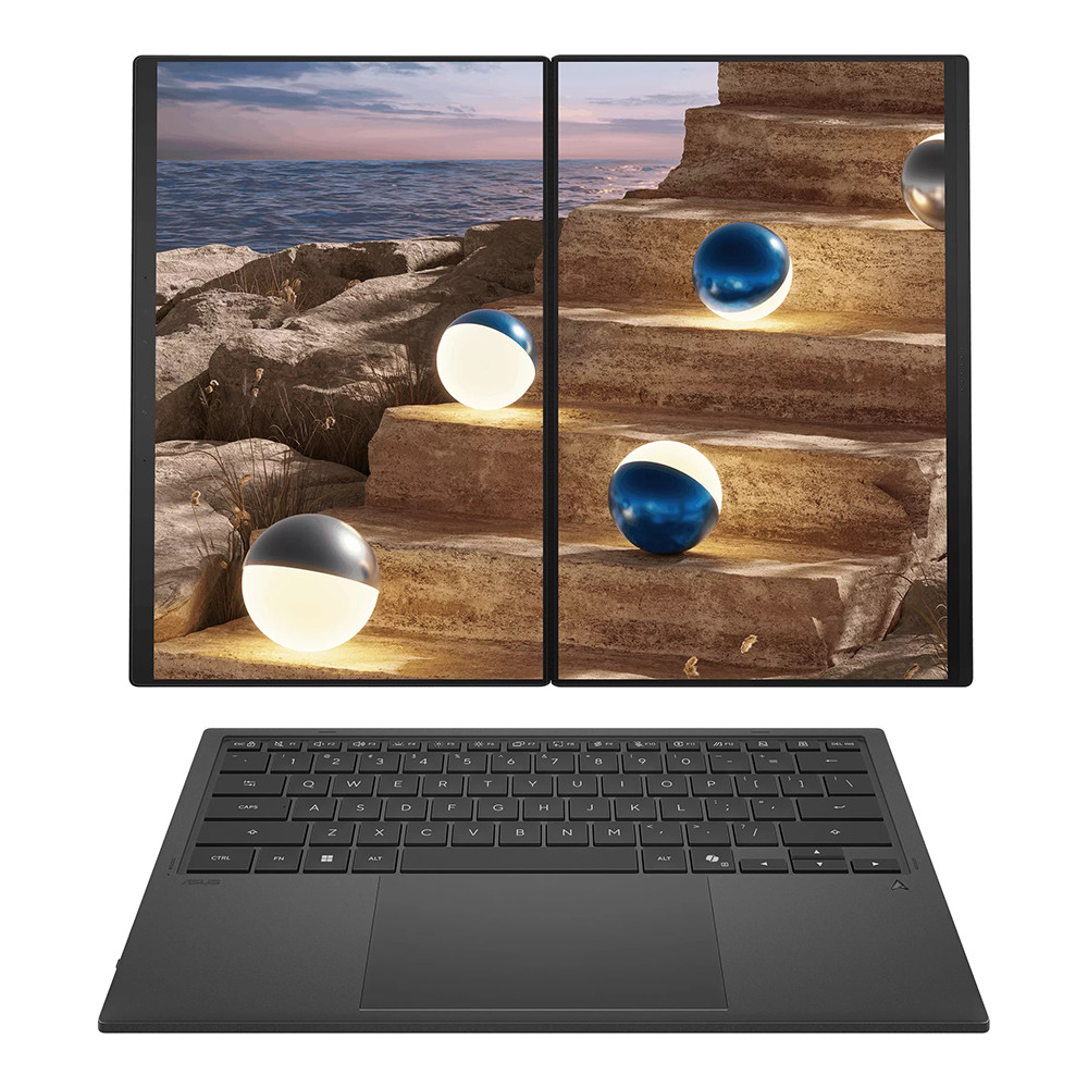 Ноутбук Asus ZenBook DUO 90NB16V1-M00P90 14 ", WQXGA+ 2880x1800 (16:10), Intel, 32 Гб, 1 ТБ, Intel UHD Graphics, Windows 11 Pro — фото товара