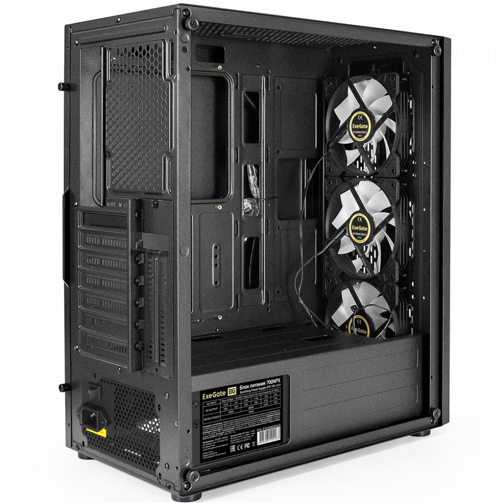 Корпус ExeGate EVO-9205-NPX700 EX294976RUS Mid-Tower - миниатюра 3