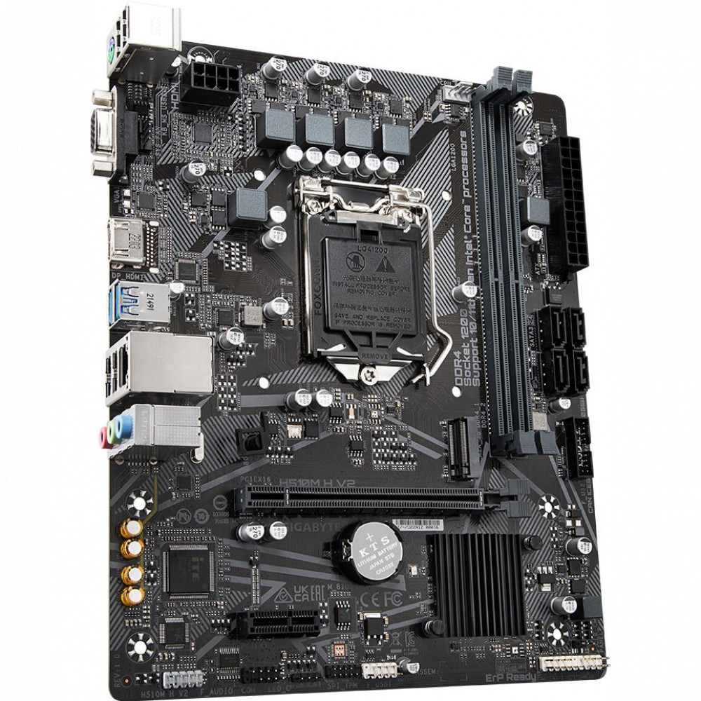 Материнская плата Gigabyte H510M H V2 Micro-ATX, LGA 1200 — фото товара