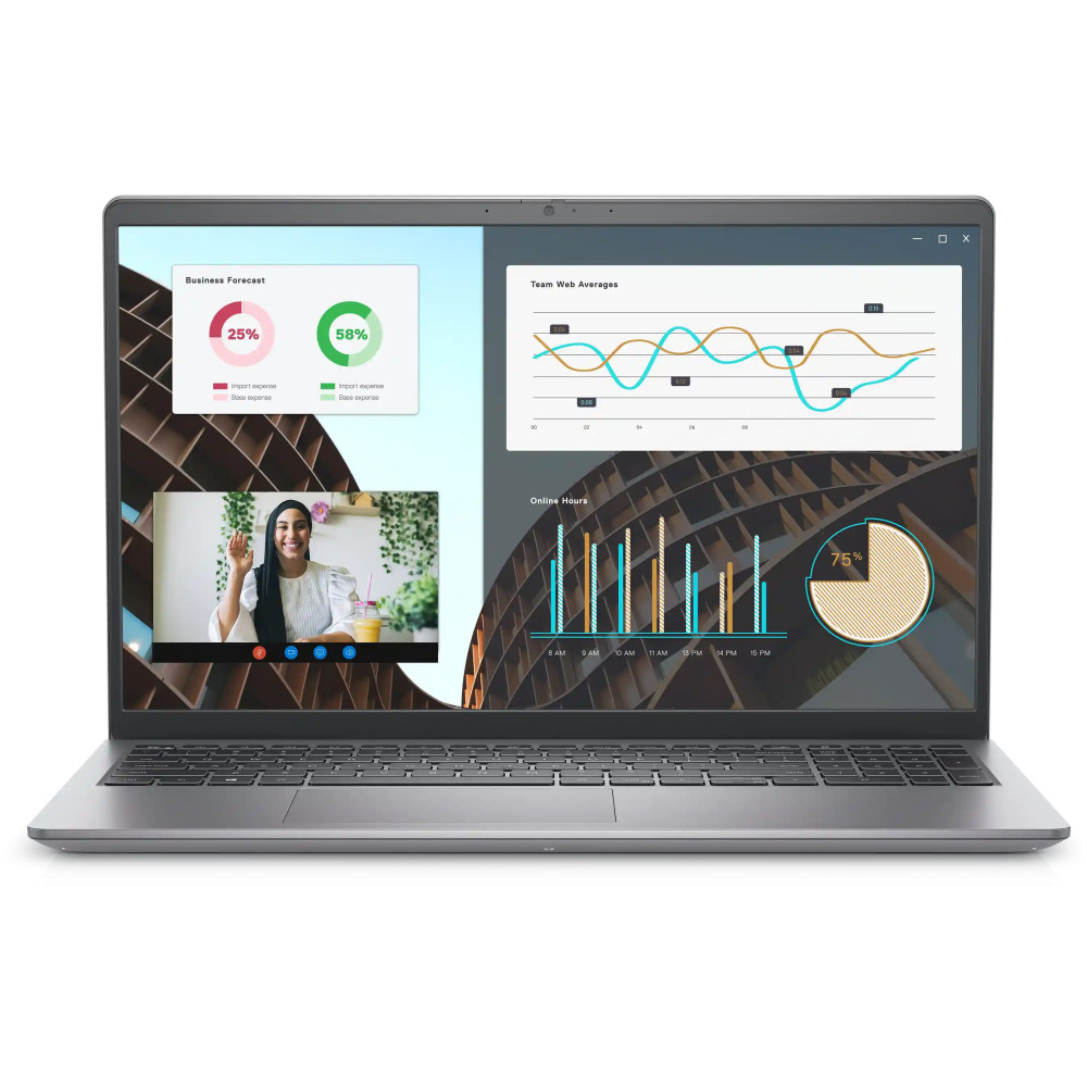 Ноутбук Dell Vostro 3530 N1601PVNB3530EMEA01_UBU 15.6 ", FHD 1920x1080 (16:9), Intel, Core i7, 8 Гб, 512 ГБ, Intel UHD Graphics — фото товара
