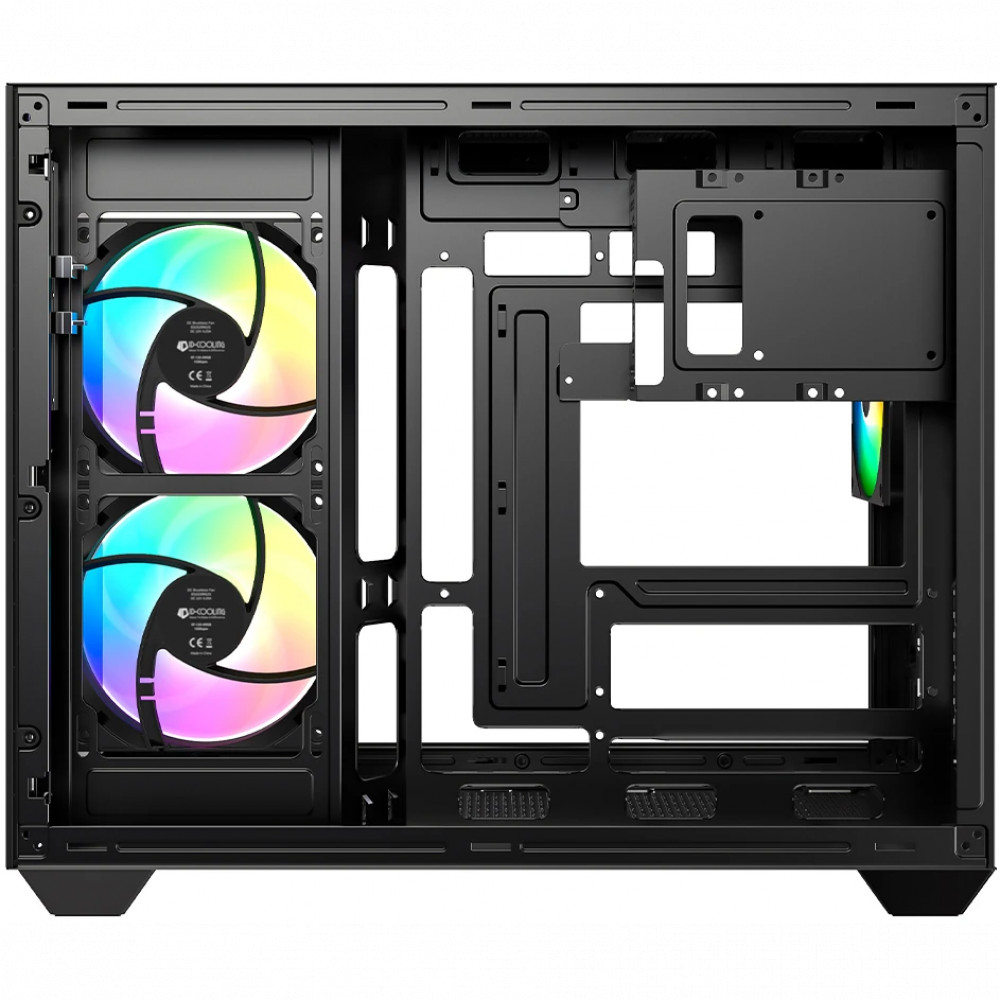 Корпус ID-Cooling VIEW 500 ARGB Black Mini-Tower - миниатюра 4