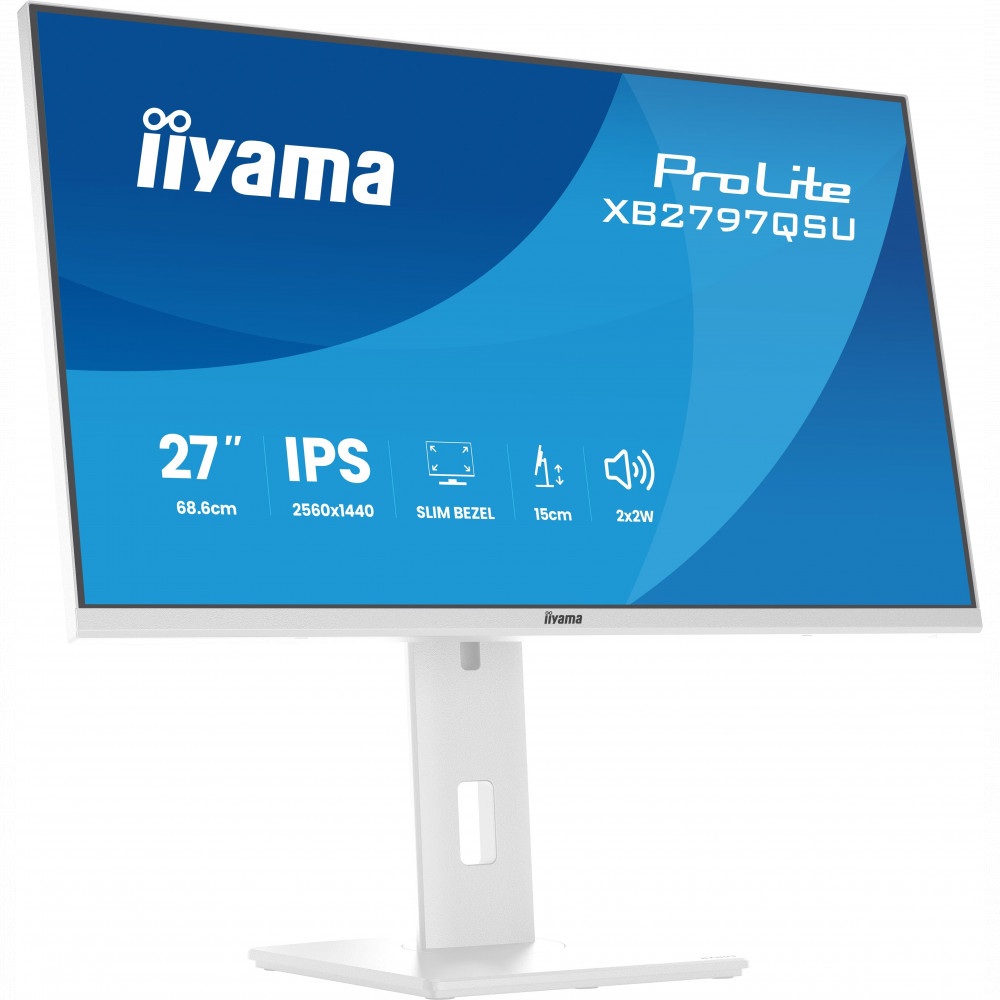 Монитор IIYAMA ProLite XB2797QSU-W1 27 ", IPS, Quad HD 2560x1440 (16:9), 75 Гц - миниатюра 2