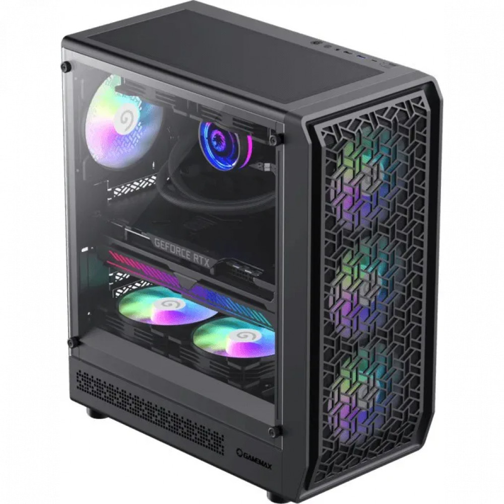 Корпус GameMax Forge AB - Black 1115-3801R0007 Mid-Tower - миниатюра 2