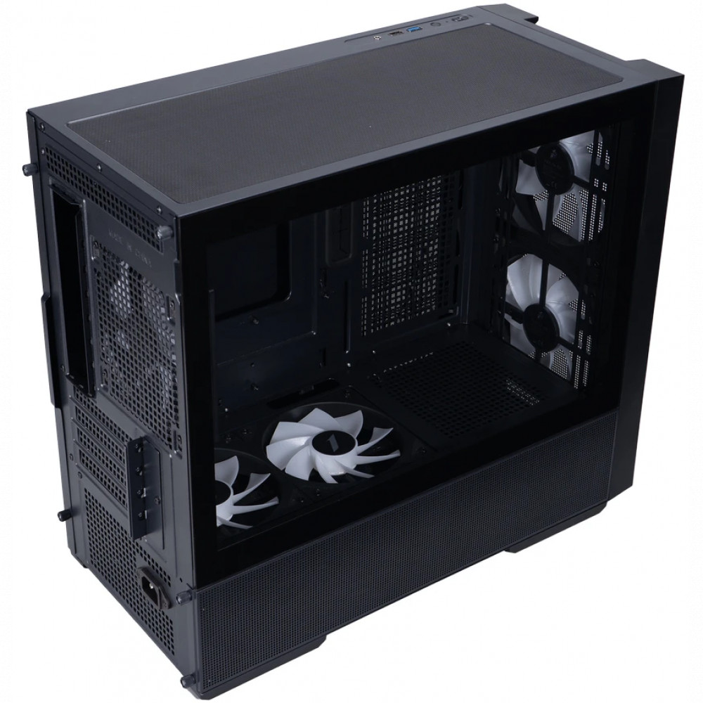 Корпус 1STPLAYER AU6 ARGB Black AU6-BK-2FA7-14-2FA7R-1FA7 Mini-Tower - миниатюра 4