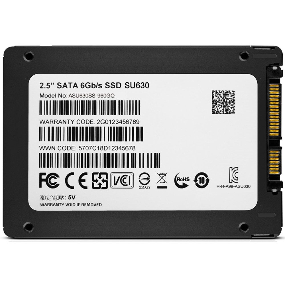 Жесткий диск A-Data Ultimate SU630 ASU630SS-240GQ-R SSD (твердотельные), 240 ГБ, 2.5 дюйма, SATA - миниатюра 5