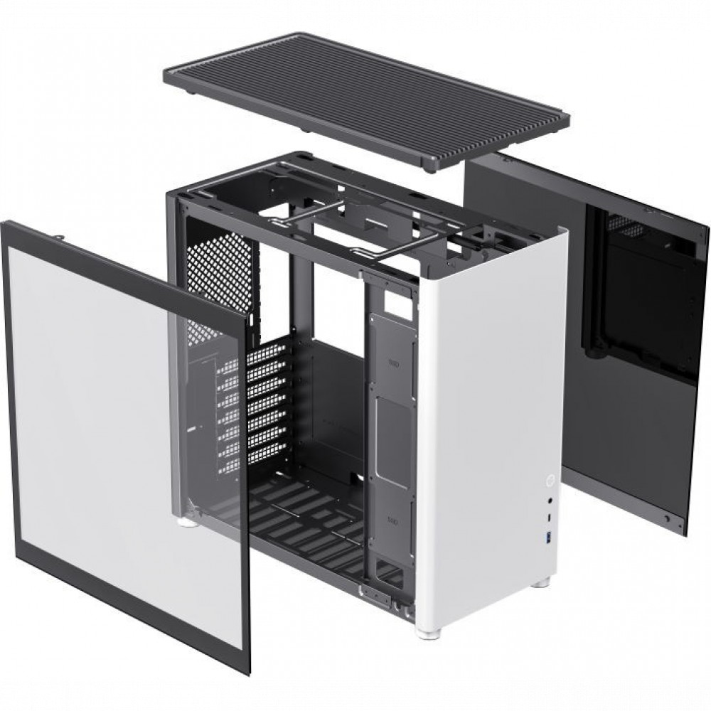 Корпус GameMax SPARK PRO WHITE BLACK 12920100014 Mid-Tower - миниатюра 6