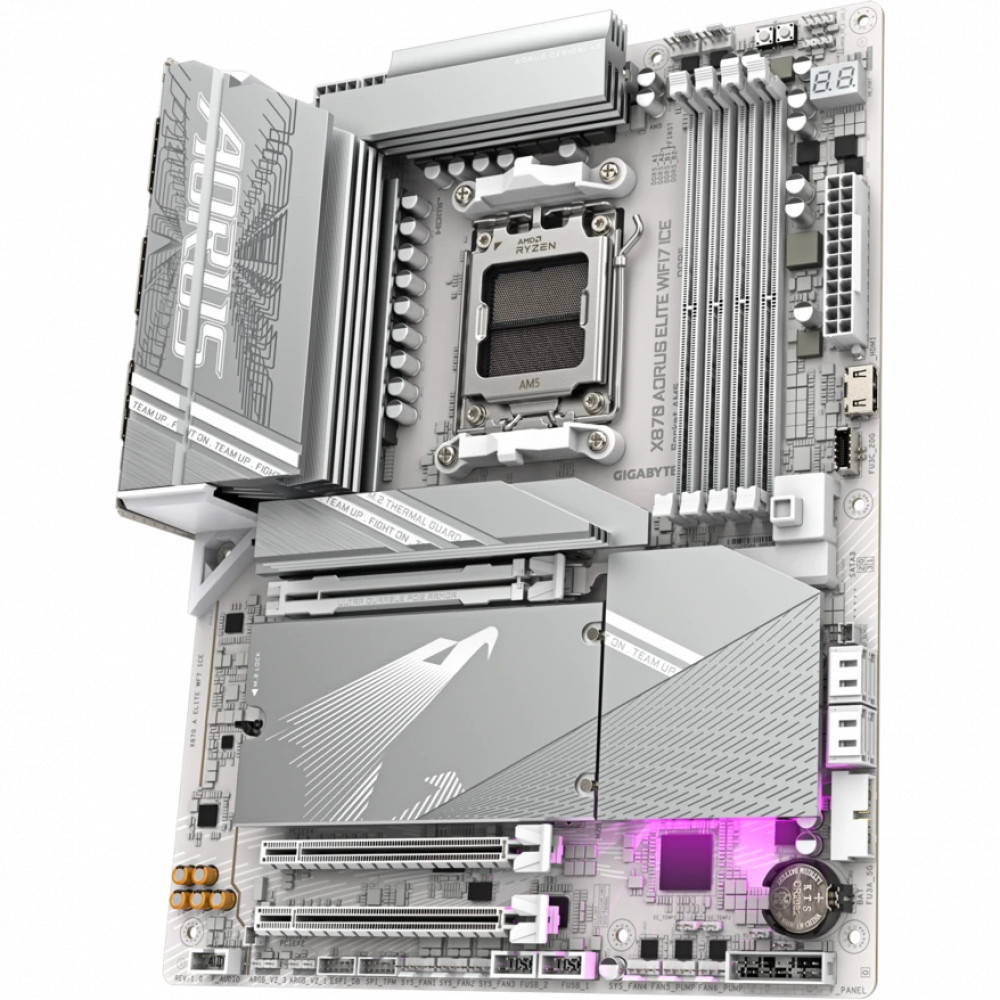 Материнская плата Gigabyte X870 AORUS ELITE WIFI7 ICE ATX, AMD AM5 — фото товара