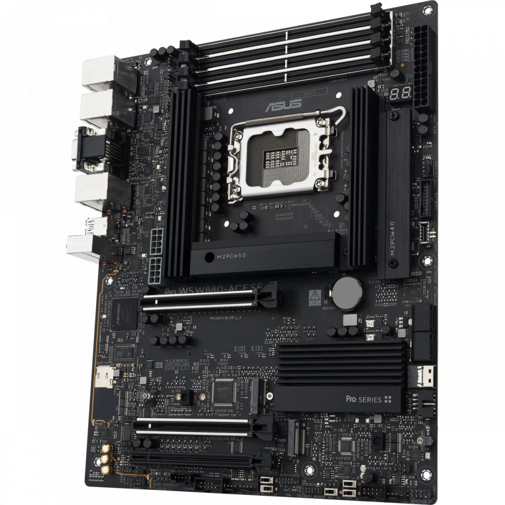 Материнская плата Asus PRO WS W880-ACE SE 90MB1KV0-M0EAY0 ATX, LGA 1851 - миниатюра 3
