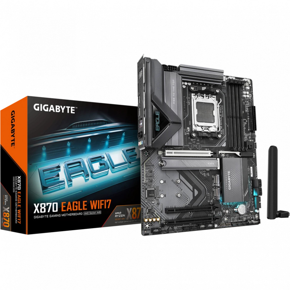 Материнская плата Gigabyte X870 Eagle WIFI7 (rev. 1.1) ATX, AMD AM5 - миниатюра 4